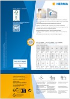 Etiket HERMA 4476 40mm verwijderbaar wit 2400st 100 Vel-2