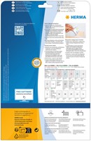 Naambadge etiket HERMA 4410 80x50 wit blauw 200st 20 Vel-3