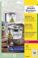 Etiket Avery L4778-20 45.7x21.2mm wit 960stuks 20 Vel-2