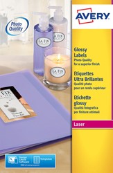Etiket Avery L7767-40 210x297mm A4 gl wit 40stuks 40 Vel