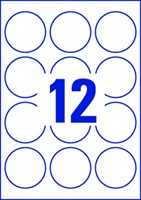 Etiket Avery L7104REV-20 60mm wit 240st 20 Vel-2