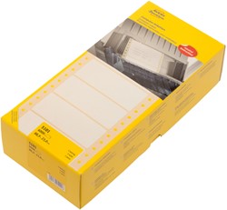 Etiket Avery 5101 88.9x23mm 1-baans wit 6000st 6000 etiket