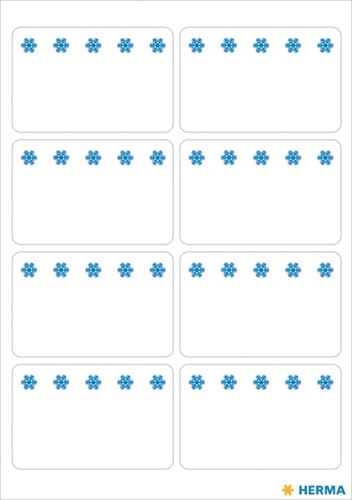 Etiket HERMA 3770 26x40mm diepvries wit 56st 7 Vel-2