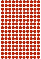 Etiket HERMA 2212 rond 8mm rood 5632 stuks-2