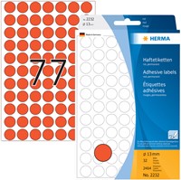 Etiket HERMA 2232 rond 13mm rood 2464stuks 32 Vel-2
