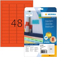 Etiket HERMA 4367 45.7x21.2mm verwijderb rd 960st 20 Vel