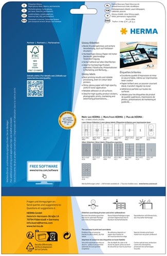 Etiket HERMA 4609 52.5x21.2mm prem wit 11200st 200 Vel-2