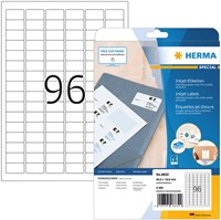 Etiket HERMA 8832 30.5x16.9mm mat wit 2400st 25 Vel
