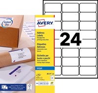 Etiket Avery J8159-100 63.5x33.9mm wit 2400st 100 Vel-2