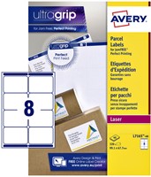 Etiket Avery L7165-40 99.1x67.7mm wit 320st 40 Vel