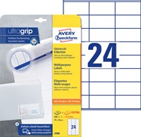 Etiket Avery 3490 70x36mm wit 600st 25 Vel-3