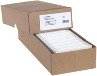 Etiket HERMA 8210 88.9x23Mm 1-baans wit 6000stuks 6000 etiket