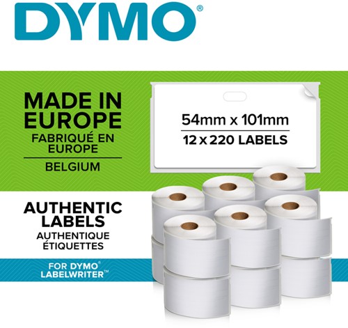 Etiket Dymo LabelWriter multif 32x57 12st wit 12 Rol-3