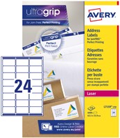 Etiket Avery L7159-250 63.5x33.9mm wit 6000st 250 Vel-2