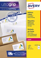 Etiket Avery L7173-250 99.1x57mm wit 2500stuks 250 Vel