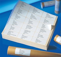 Etiket AZ T3014 102x36mm 1-baans wit 4000stuks 4000 Stuk