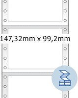 Etiket HERMA 8292 147.3x99.2mm 1-baans wit 3000 stuks-2