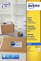 Etiket Avery J8165-10 99.1x67.7mm wit 80stuks 10 Vel