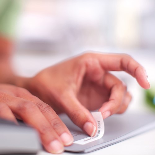 Labeltape Dymo LabelManager D1 12mm wit 10st 10 Stuk-3