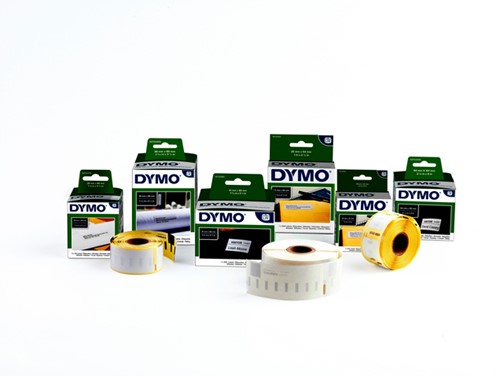 Labeltape Dymo LabelManager D1 12mm wit 10st 10 Stuk-7