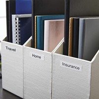 Labeltape Dymo LabelManager D1 19mm wit 10st 10 Stuk-3