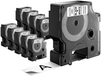 Labeltape Dymo LabelManager D1 19mm wit 10st 10 Stuk-13