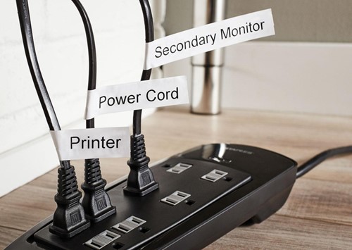 Labeltape Dymo LabelManager D1 19mm wit 10st 10 Stuk-14
