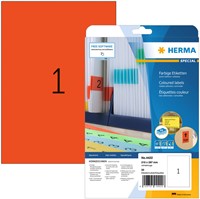 Etiket HERMA 4422 210x297mm A4 verwijderb rd 20st 20 Vel