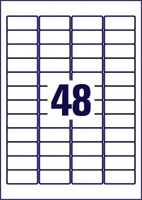 Etiket Avery L6009-20 45.7x21.2mm zilver 960stuks 20 Vel-3