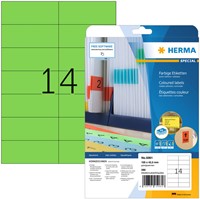 Etiket HERMA 5061 105x42.3mm verwijderb gn 280st 20 Vel