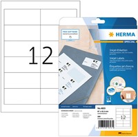 Etiket HERMA 4823 96.5x42.3mm wit 300st 25 Vel