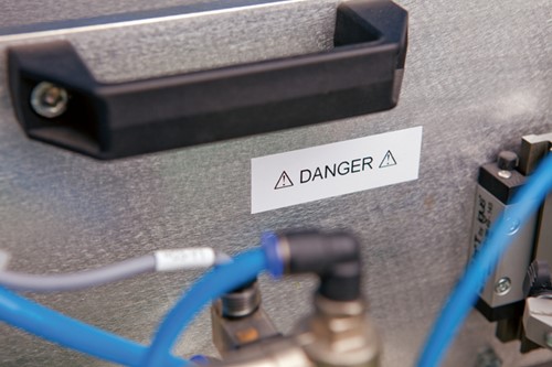 Labeltape Dymo LabelManager D1 polyester 12mm wit 1 Stuk-4