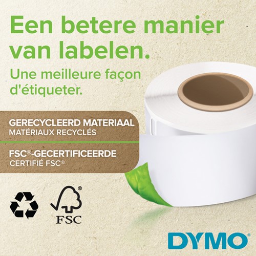 Etiket Dymo LabelWriter adressering 25x54mm 1 rol á 500 stuks wit-3