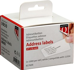 Label Etiket Quantore 11354 57mmx32mm wt 1 Rol