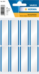 Naambadge etiket HERMA 1903 54x19 wit blauw 2 Vel