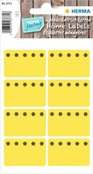 Etiket HERMA 3771 26x40mm diepvries geel 48stuks 6 Vel