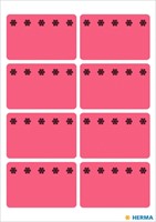 Etiket HERMA 3772 26x40mm diepvries rood 48stuks 6 Vel-2