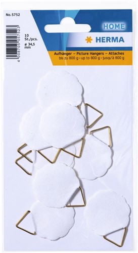 Hanghaakje HERMA 5752 34.5mm 10 stuks 1 Vel