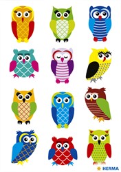 Etiket HERMA 3224 uilen glitterfolie 1 Vel