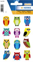 Etiket HERMA 3224 uilen glitterfolie 1 Vel-2
