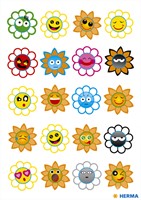 Etiket HERMA 3668 crazy zonnen puffy 1 Vel