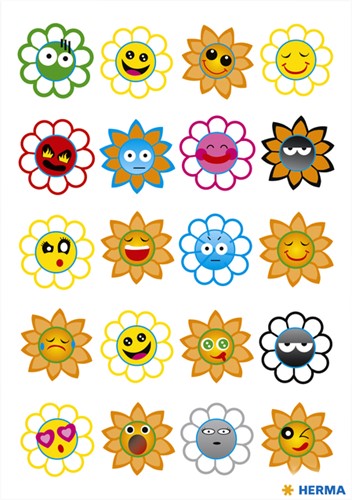 Etiket HERMA 3668 crazy zonnen puffy 1 Vel