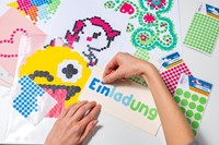 Etiket HERMA 1838 rond 8mm grijs 540stuks 5 Vel-1