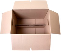 Verhuisdoos IEZZY 480x320x360 enkelgolf bruin 3mm 25 Stuk-2