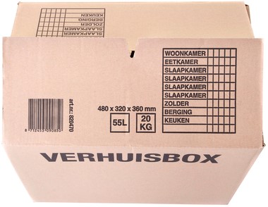 Verhuisdoos IEZZY 480x320x360 enkelgolf bruin 3mm 25 Stuk-3