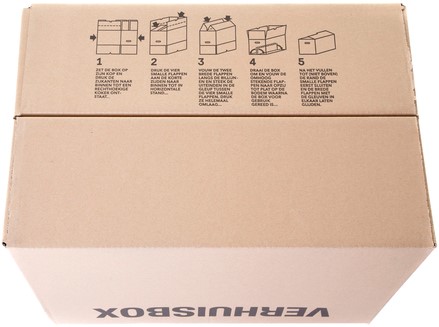 Verhuisdoos IEZZY 480x320x360mm bruin 3mm 1 Stuk-5