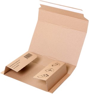 Wikkelverpakking IEZZY A5 met zelfkl strip bruin 1 Stuk-5