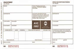 Vrachtbrief IEZZY BVA 1001 19x12cm 3voud 1 Stuk