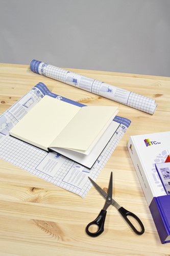 Kaftfolie Boeklon 33cmx2.5m zelfklevend tr 1 Rol-1