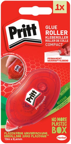 Lijmroller Pritt Compact permanent 10m op blister 1 Stuk-3